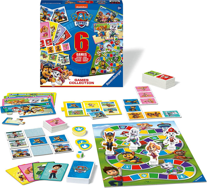 Ravensburger 20852 Paw Patrol 6 in 1 Spiele