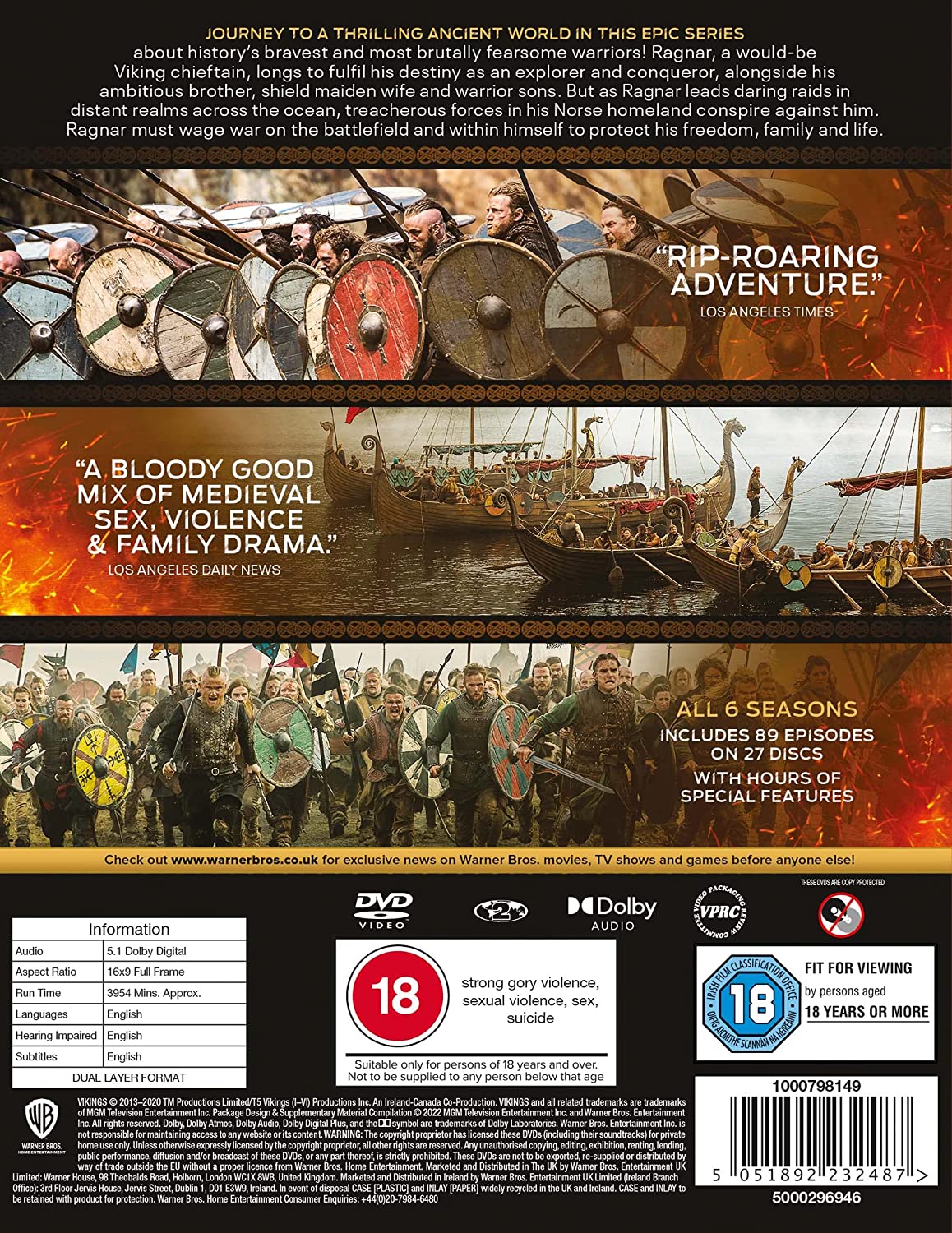 Vikings: The Complete Series (2013) [DVD] 2