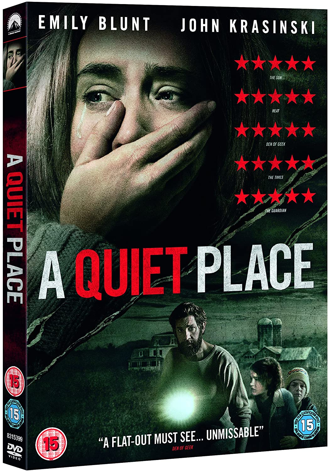A Quiet Place (2018) - Horror Sci-Fi Thriller [DVD] 2