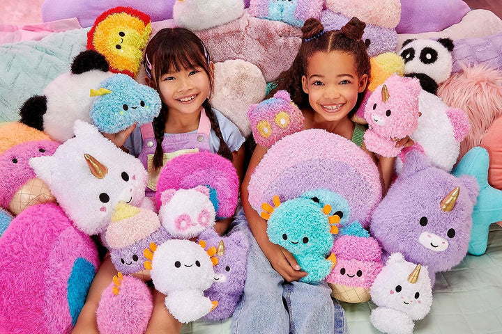 Fluffie Stuffiez Small Collectible Axolotl Plush - 3 Ways to Play for Kids 4+