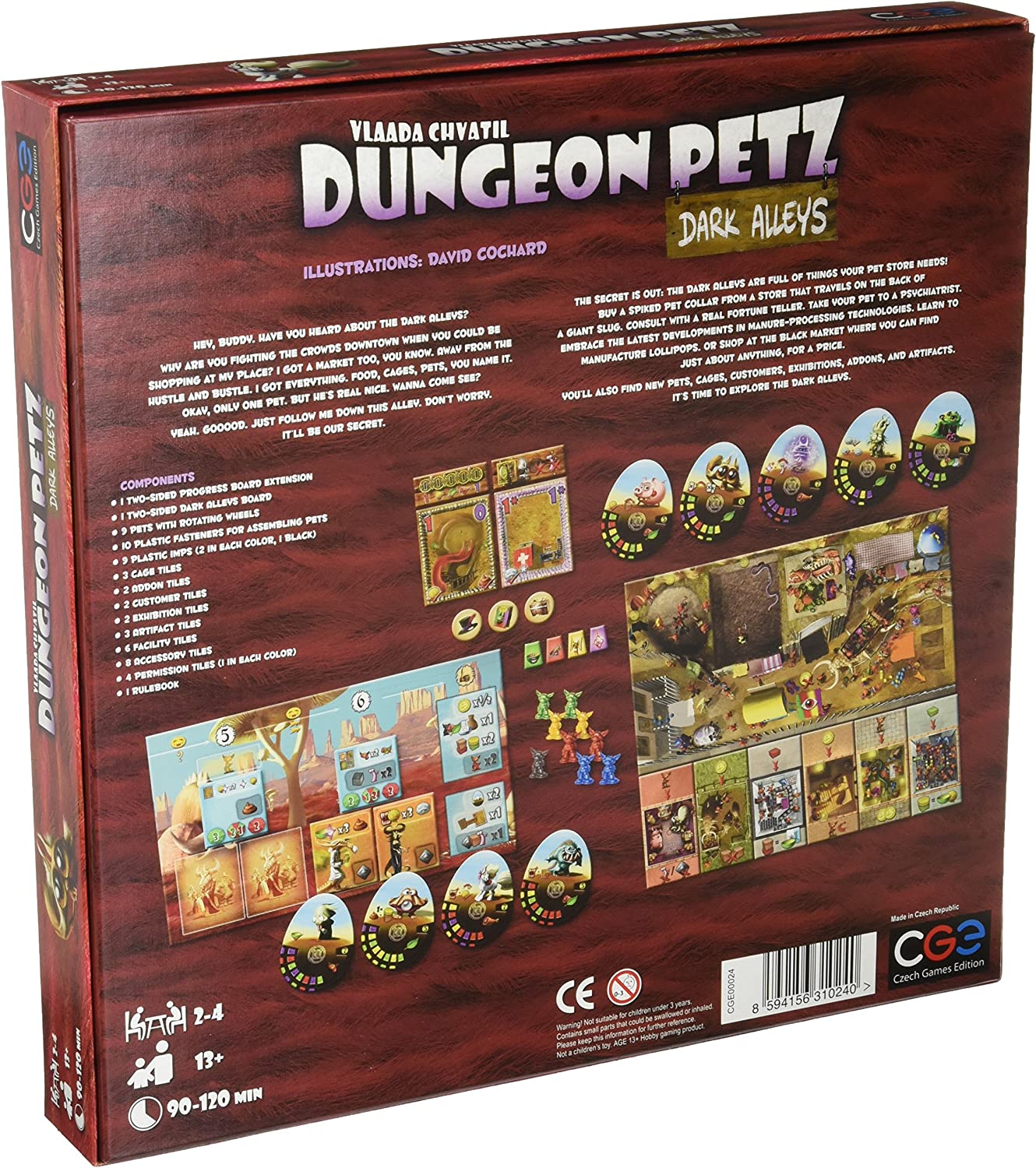 Czech Games Edition Dungeon Petz: Dark Alleys Expansion 2
