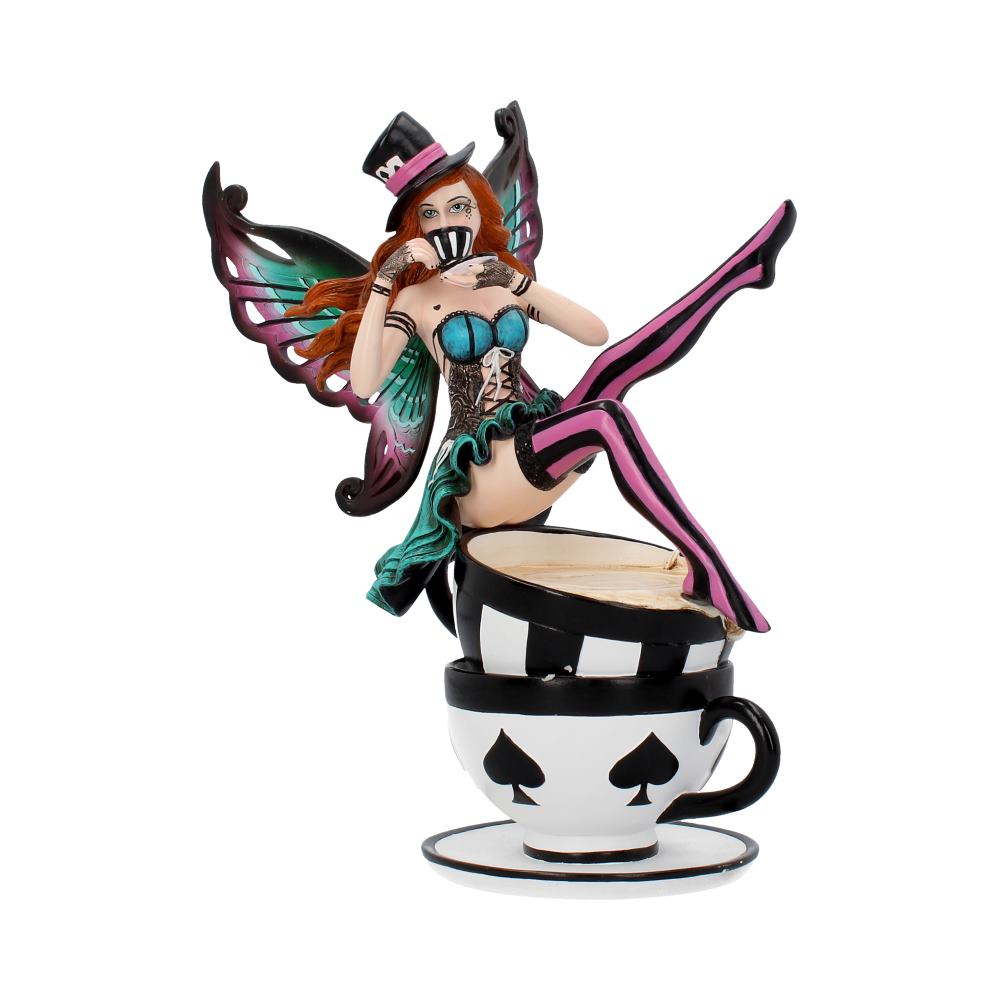 Nemesis Now Fairy Figurines - Hatter Fairy Resin Statue 1