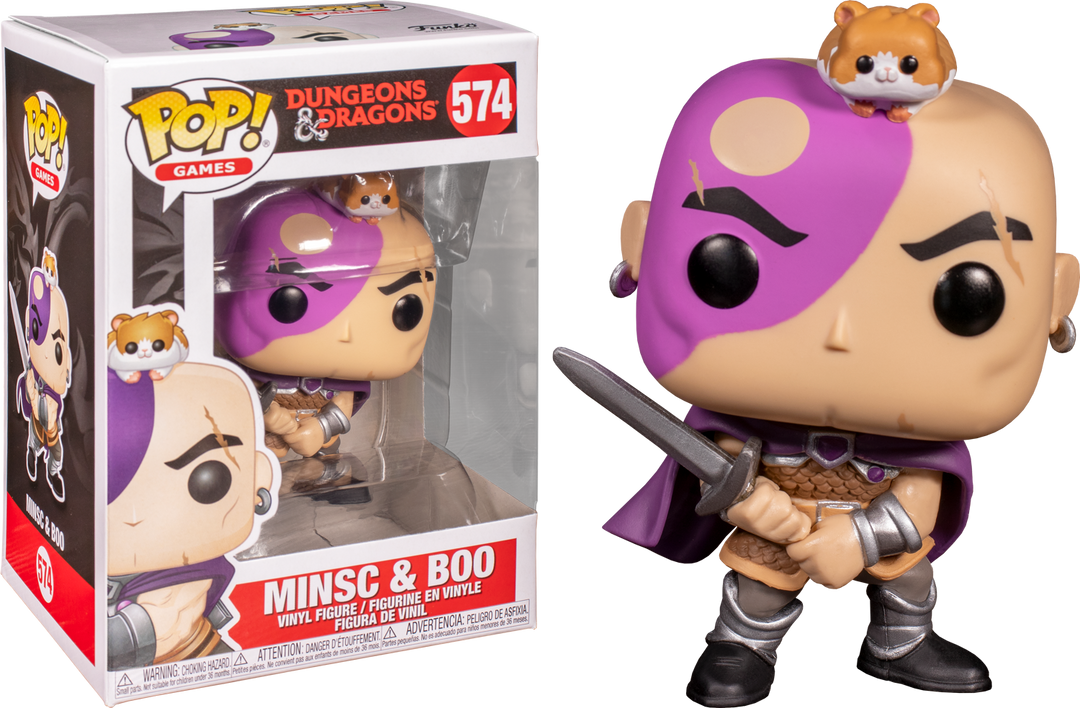 Dungeons &amp; Dragons Minsc &amp; Boo Funko 45115 Pop! Vinile #574