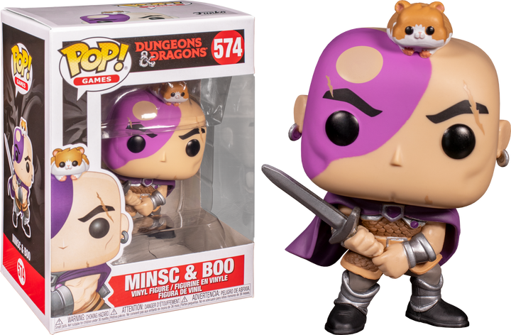 Dungeons &amp; Dragons Minsc &amp; Boo Funko 45115 Pop! Vinile #574