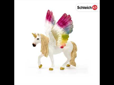 Schleich 70576 Puledro Unicorno Alato Arcobaleno
